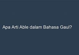 Arti 1 Lovers Dalam Bahasa Gaul